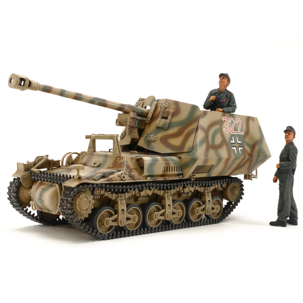 Tamiya-Tamiya 1/35 German Tank Destroyer Marder I Plastic Model Kit-rc-cars-scale-models-sunshine-coast
