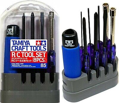 Tamiya-Tamiya 300074085 RC Tool Kit 8 Pieces -rc-cars-scale-models-sunshine-coast