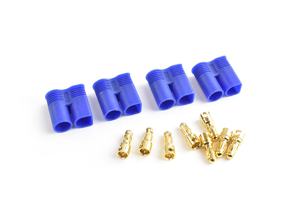 Tornado RC-Tornado Rc Ec3 Plug Male(Male Bullet With Female Housing) 4Pcs/Bag -rc-cars-scale-models-sunshine-coast