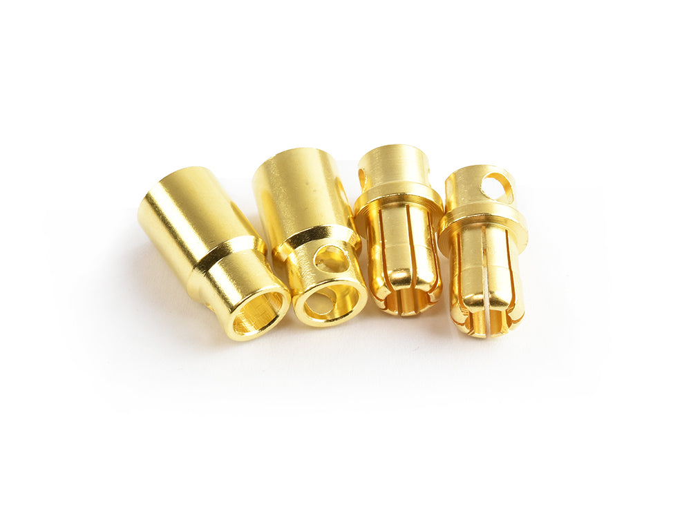 Tornado RC-Tornado Rc 8.0Mm Gold Plated Connector(F&M) 2Pairs/Bag -rc-cars-scale-models-sunshine-coast