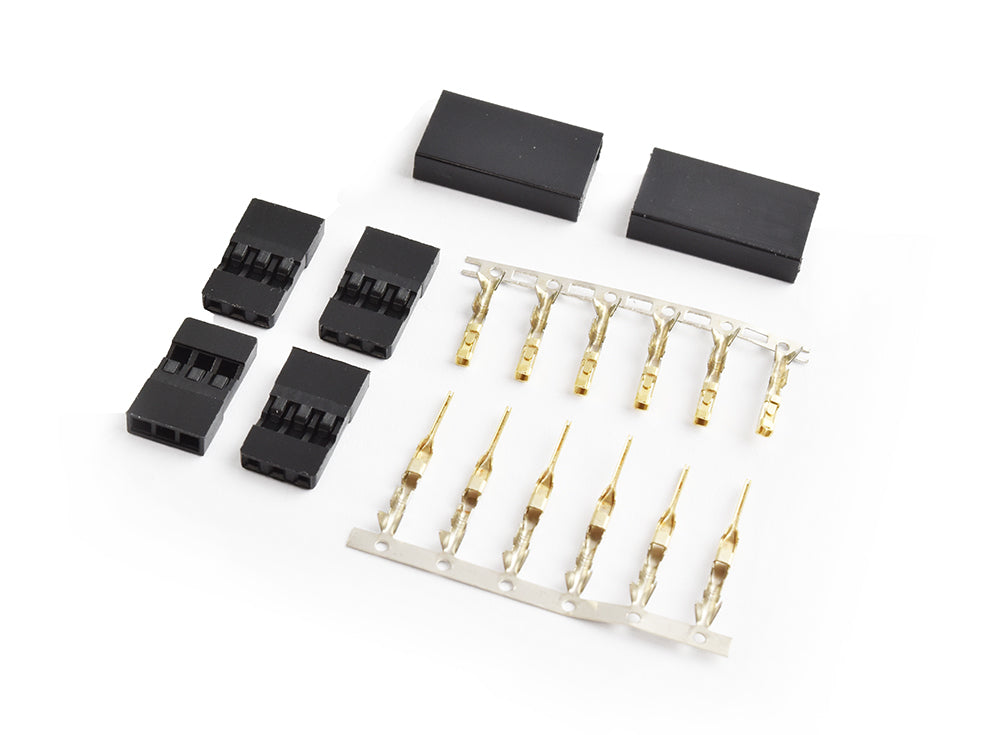 Tornado RC-Tornado Rc Jr Connector Set Gold Plated Terminals 2Pairs/Bag -rc-cars-scale-models-sunshine-coast