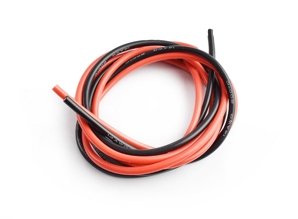 Tornado RC-Tornado Rc Silicone Wire 14Awg 0.06 With 1M Red And 1M Black -rc-cars-scale-models-sunshine-coast