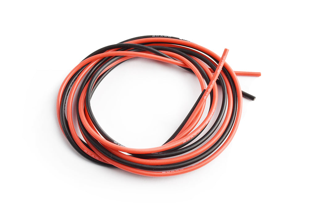 Tornado RC-Tornado Rc Silicone Wire 20Awg 0.06 With 1M Red And 1M Black -rc-cars-scale-models-sunshine-coast