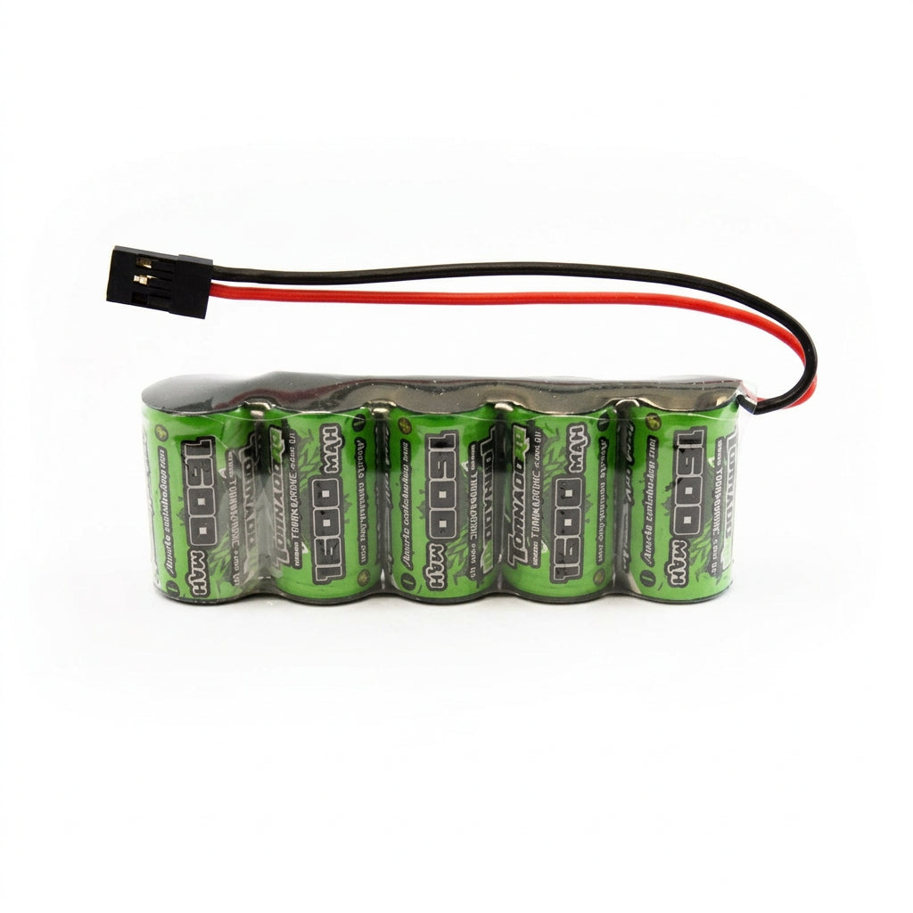 Tornado RC-Tornado Rc 1600 Mah 6.0V Flat Rx Pack Nimh -rc-cars-scale-models-sunshine-coast