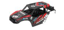 Tornado RC-Tornado Rc 1/18 4Wd Rtr High Speed Truck Roll Cage Shell(Red) -rc-cars-scale-models-sunshine-coast