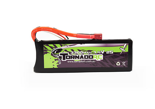Tornado RC-Tornado Rc-2S-3300Mah-40C Soft Case Lipo 7.4V -rc-cars-scale-models-sunshine-coast