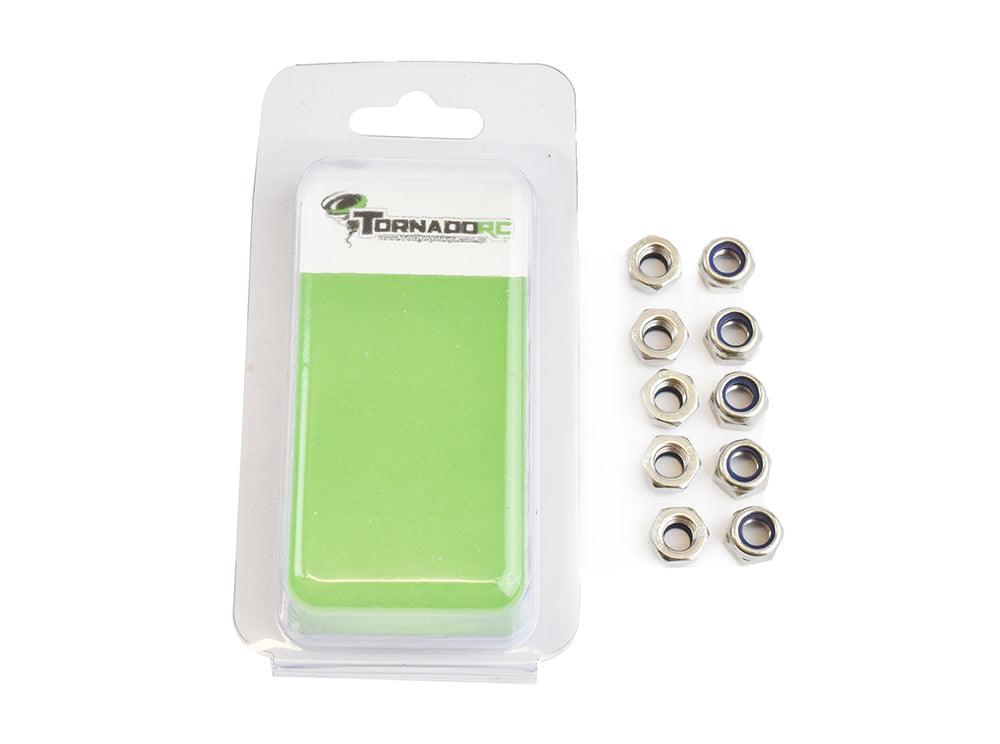 Tornado RC-Tornado Rc 3Mm Nylocnut 10 Per Pack -rc-cars-scale-models-sunshine-coast