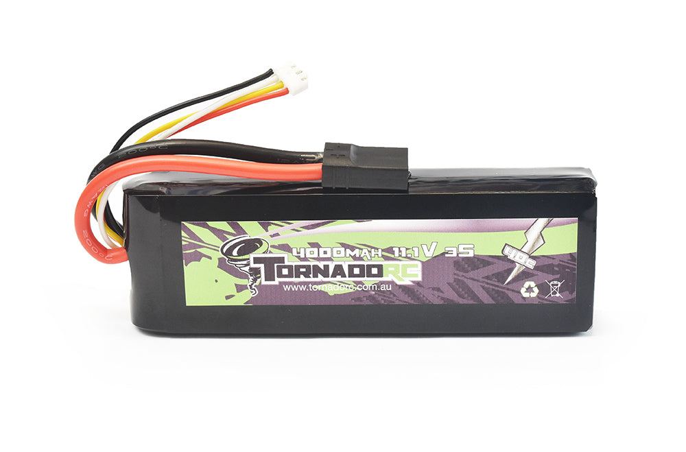 Tornado RC-Tornado Rc 4000Mah 11.1V 40C Traxxas Compatible Soft Case 3S -rc-cars-scale-models-sunshine-coast