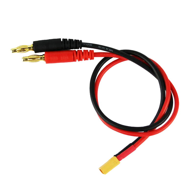 Tornado RC-Tornado Rc 4Mm Male Bullet With 30Cm Lead 16Awg To Xt30 Male -rc-cars-scale-models-sunshine-coast