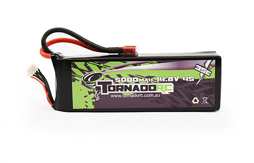 Tornado RC-Tornado Rc 5000Mah 14.8V 35C Deans Soft Case 4S -rc-cars-scale-models-sunshine-coast