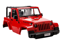 Tornado RC-Tornado Rc Crawler Body Red (Jeep Style) -rc-cars-scale-models-sunshine-coast