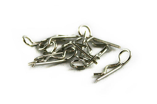 Tornado RC-Tornado Rc Extra Small Body Clips Silver -rc-cars-scale-models-sunshine-coast