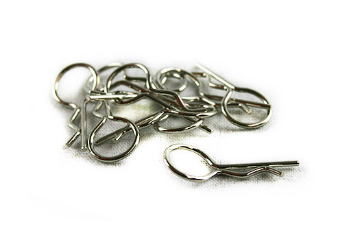 Tornado RC-Tornado Rc Medium Body Clips Silver -rc-cars-scale-models-sunshine-coast