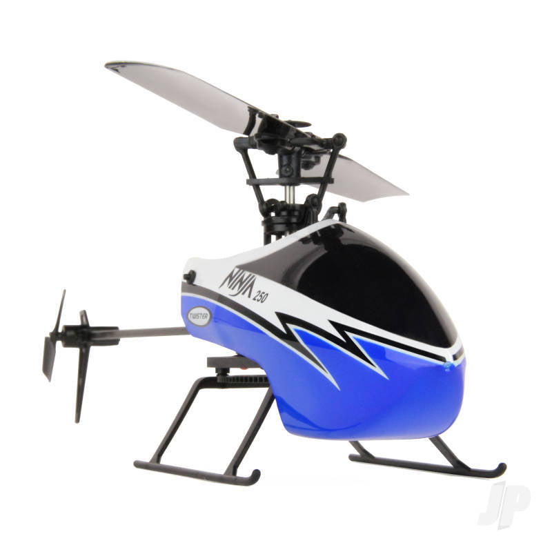 TWISTER-Twister Ninja 250 Blue Flybarless Helicopter 6 Axis Stabilization & Altitude Hold-rc-cars-scale-models-sunshine-coast
