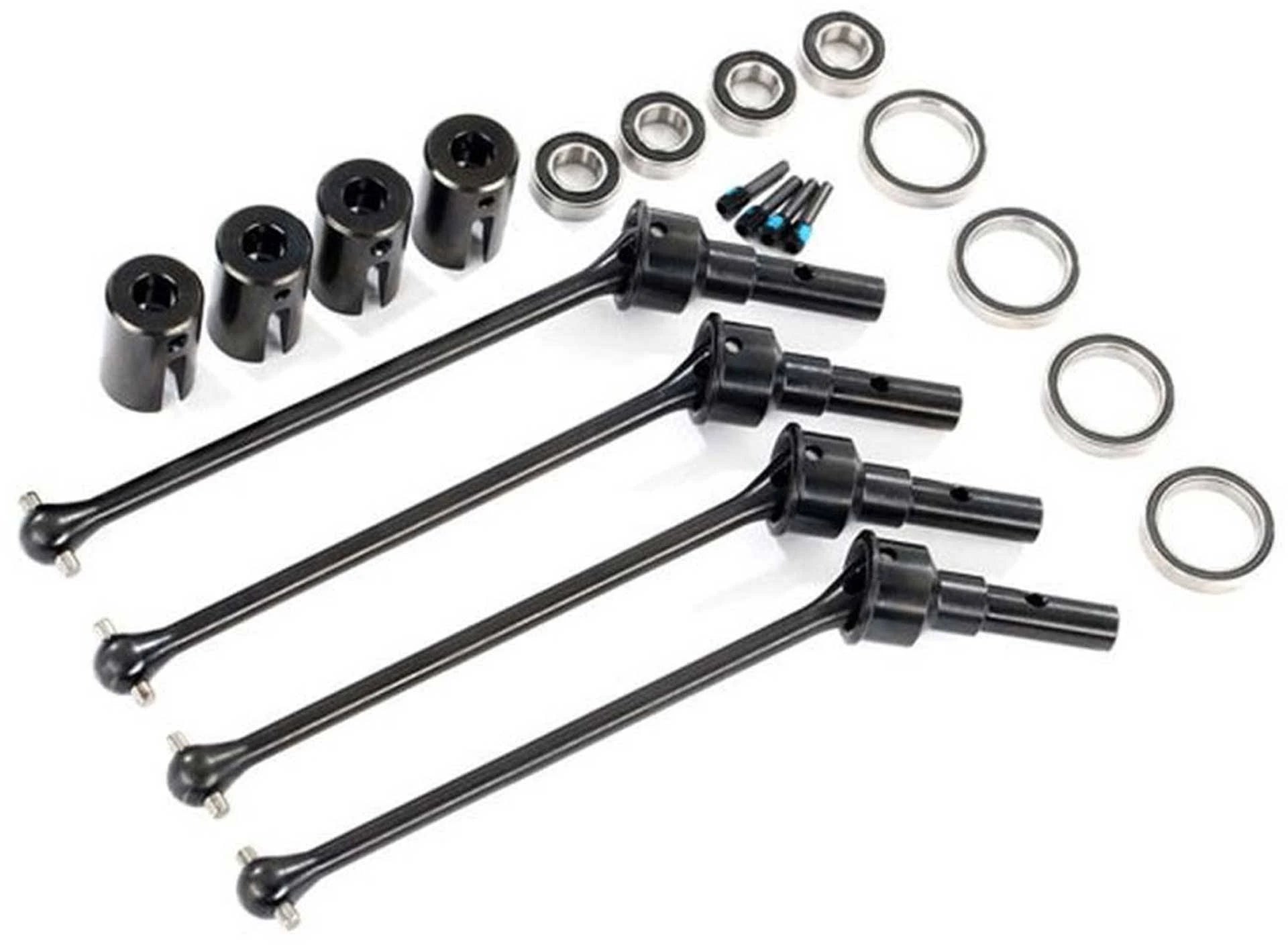Traxxas-Traxxas Driveshafts, Steel Constant Velocity Front Or Rear (4) For Use With Wide Maxx Suspension Kit-rc-cars-scale-models-sunshine-coast