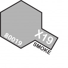 Tamiya-Tamiya Enamel X-19 SMOKE-rc-cars-scale-models-sunshine-coast