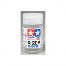 Tamiya-Tamiya Acrylic PAINT X-20A THINNER (46ML)-rc-cars-scale-models-sunshine-coast