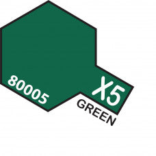 Tamiya-Tamiya Enamel X-5 GREEN-rc-cars-scale-models-sunshine-coast