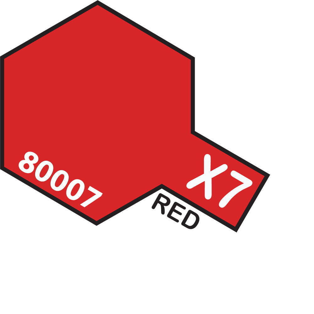 Tamiya-Tamiya Enamel X-7 RED-rc-cars-scale-models-sunshine-coast