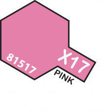 Tamiya-Tamiya Acrylic Mini X-17 PINK-rc-cars-scale-models-sunshine-coast