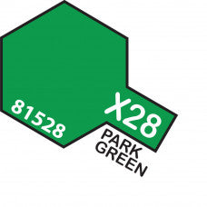 Tamiya-Tamiya Acrylic Mini X-28 PARK GREEN-rc-cars-scale-models-sunshine-coast