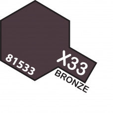 Tamiya-Tamiya Acrylic Mini X-33 BRONZE-rc-cars-scale-models-sunshine-coast