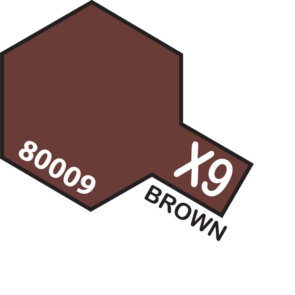 Tamiya-Tamiya Enamel X-9 BROWN-rc-cars-scale-models-sunshine-coast