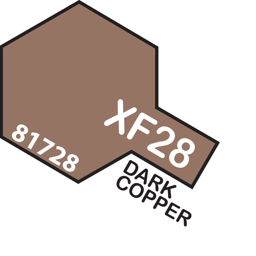 Tamiya-Tamiya Acrylic Mini XF-28 DARK COPPER-rc-cars-scale-models-sunshine-coast