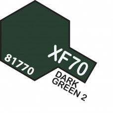 Tamiya-Tamiya Acrylic Mini XF-70 DARK GREEN 2-rc-cars-scale-models-sunshine-coast