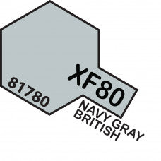 Tamiya-Tamiya Acrylic Mini XF-80 ROYAL GRAY-rc-cars-scale-models-sunshine-coast