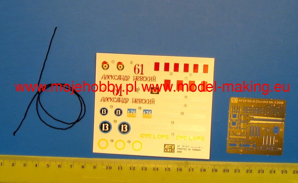 AFV Club 35153 1/35 Scale CHURCHILL MK III British WW2 Heavy Tank Plastic Model Kit (Scale Model) - Techtonic Hobbies - AFV Club