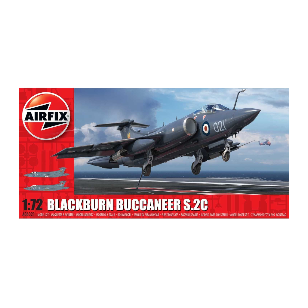 Airfix A06021 1.72 Scale Blackburn Buccaneer S.2C Plastic Model Kit - Techtonic Hobbies - Airfix