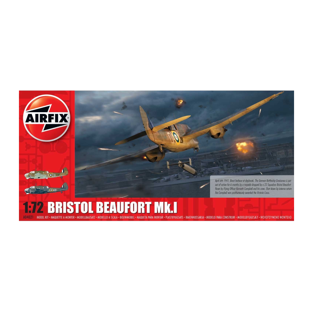 Airfix A04021 1/72 Scale Bristol Beaufort Mk.I - Techtonic Hobbies - Airfix
