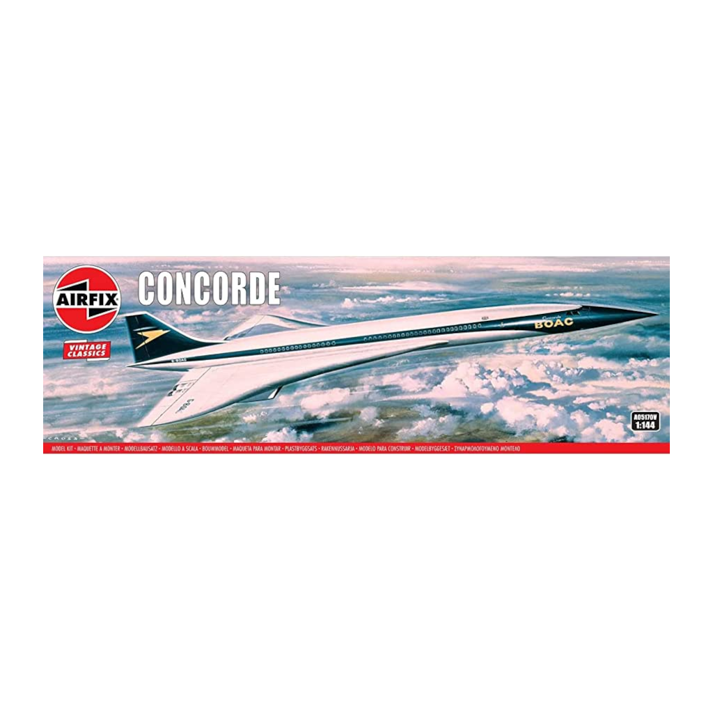 Airfix A05170V 1/144 Concorde Prototype BOAC - Techtonic Hobbies - Airfix