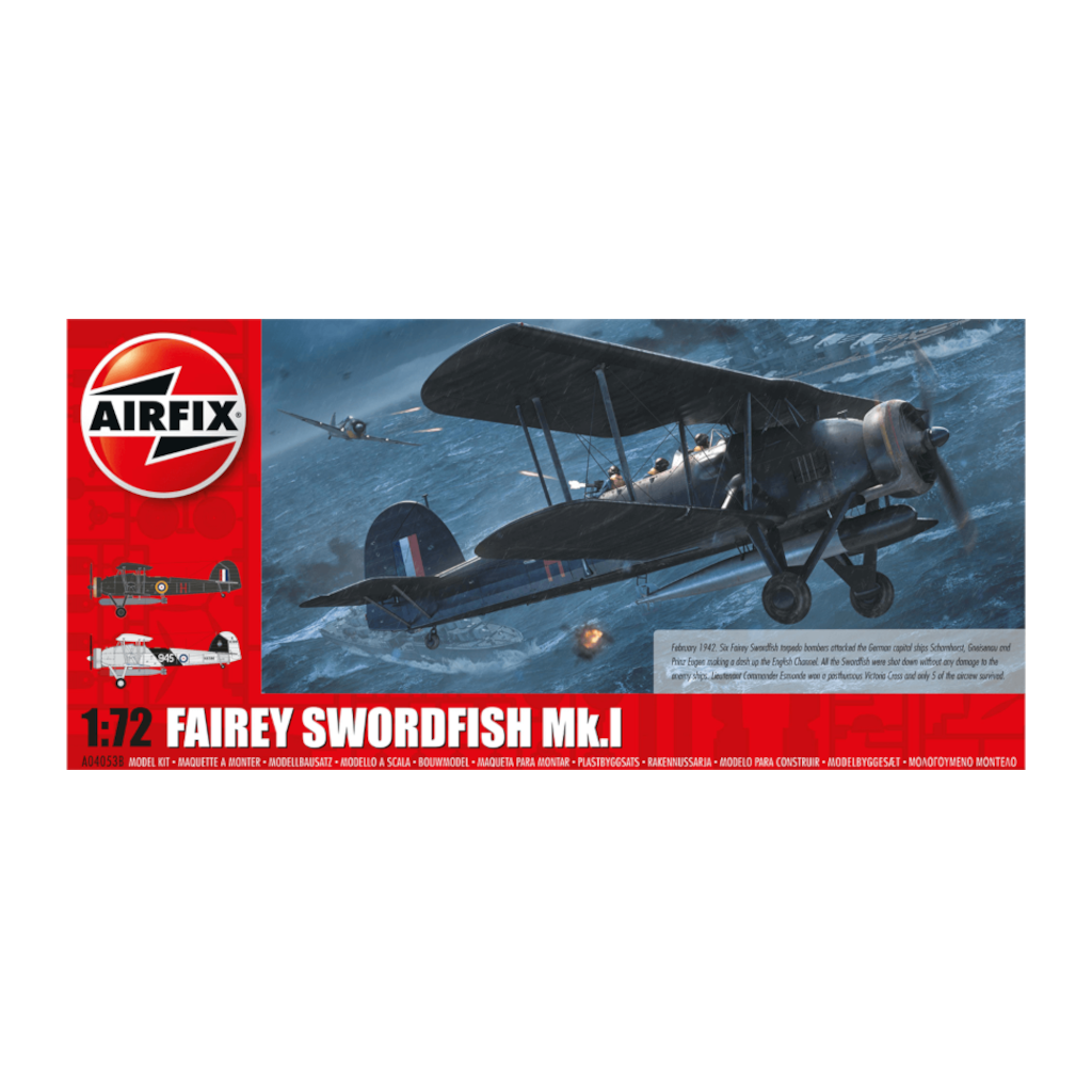 Airfix A04053B 1/72 Scale Fairey Swordfish Mk.I - Techtonic Hobbies - Airfix