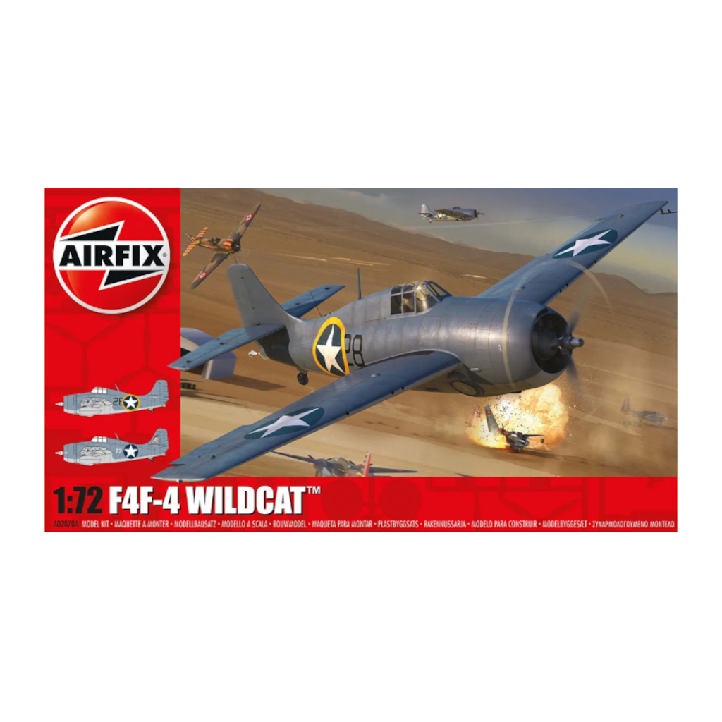 Airfix A02070A 1/72 Grumman F4F-4 Wildcat - Techtonic Hobbies - Airfix