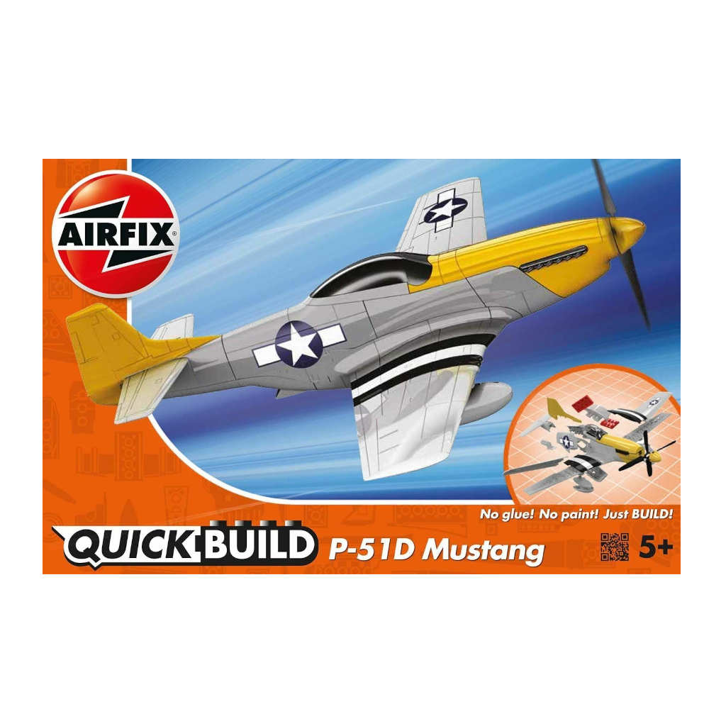 Airfix J6016 Quickbuild P-51D Mustang - Techtonic Hobbies - Airfix