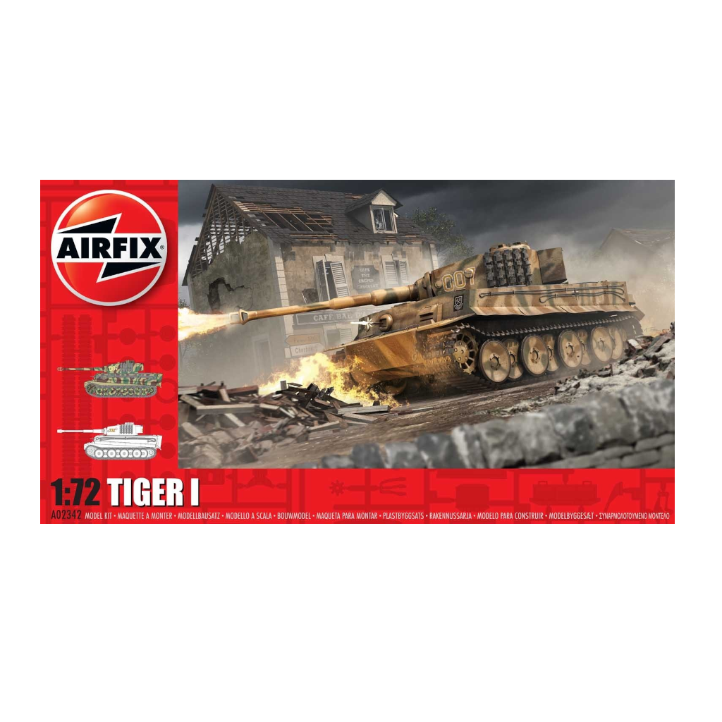 Airfix 1/72 Tiger 1 Plastic Model Kit 02342 - Techtonic Hobbies - Airfix