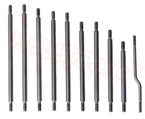 Techtonic-Techtonic Hard Tie Rod for Axial SCX10 iii AX103007 1/10 RC Crawler Car Hop-Ups Upgrade Parts (10-Pack) -rc-cars-scale-models-sunshine-coast