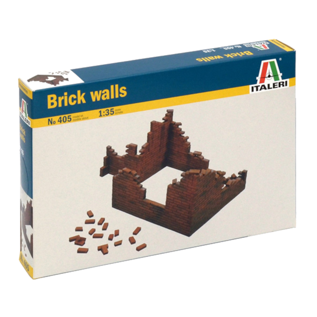 Italeri 00405 1/35 Scale Brick Walls - Techtonic Hobbies - Italeri