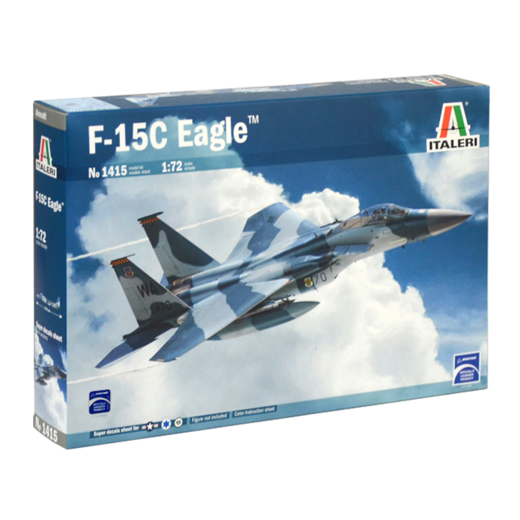 Italeri 001415 1/72 Scale F-15C Eagle Plastic Kit - Techtonic Hobbies - Italeri