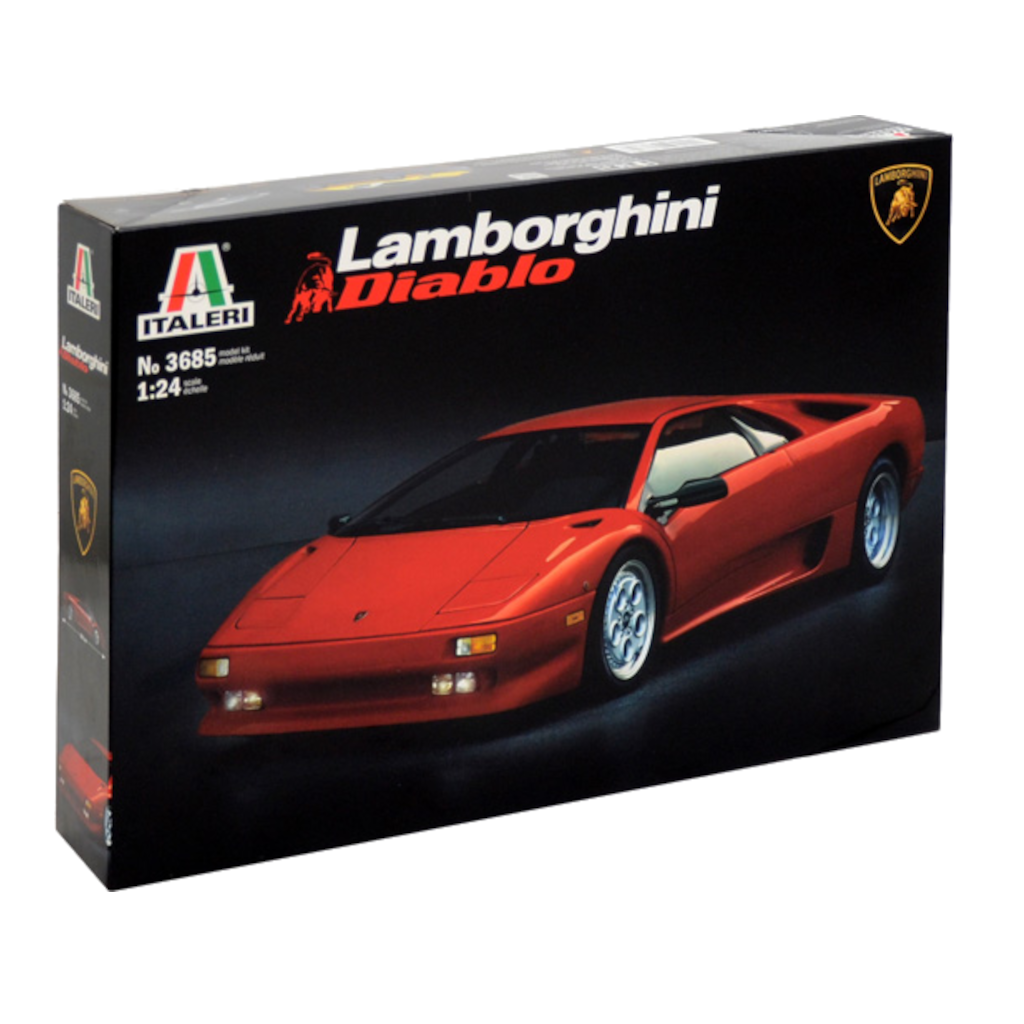 Italeri 03685 1/24 Scale Lamborghini Diablo - Techtonic Hobbies - Italeri