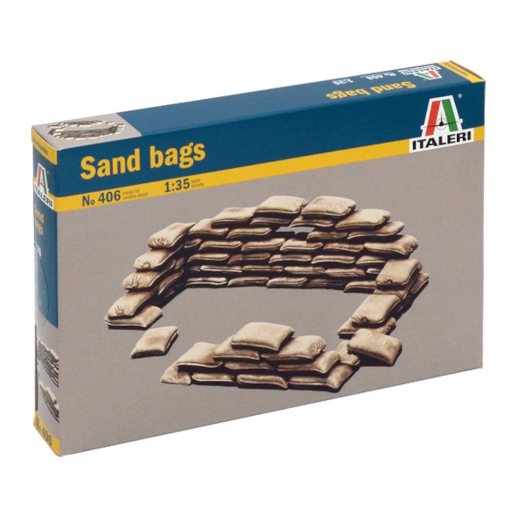 Italeri 00406 1/35 Scale Sand Bags - Techtonic Hobbies - Italeri