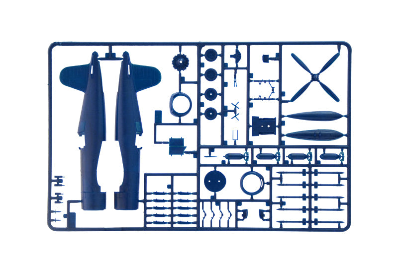 Italeri 001453 1/72 Scale Vought F-4U/4B Korean War Plastic Model Kit - Techtonic Hobbies - Italeri