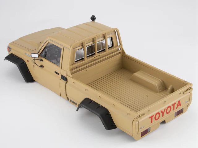 Killerbody - 48734 1/10 Military Desert Toyota Land Cruiser 70 Hard Body Kit w/ Accessories (RC Car) - Techtonic Hobbies - Killerbody