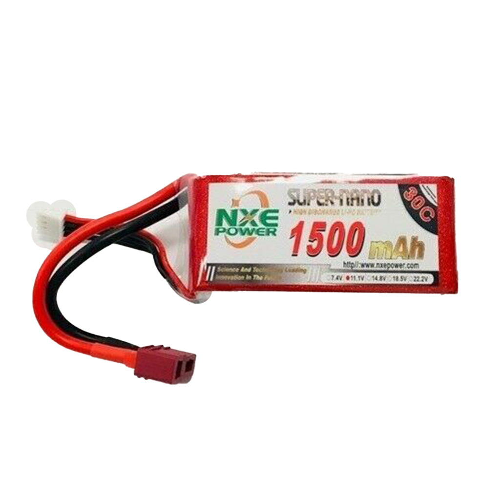 NXE-NXE 7.4v (2S) 1500mah 30c Soft case w/Deans-rc-cars-scale-models-sunshine-coast