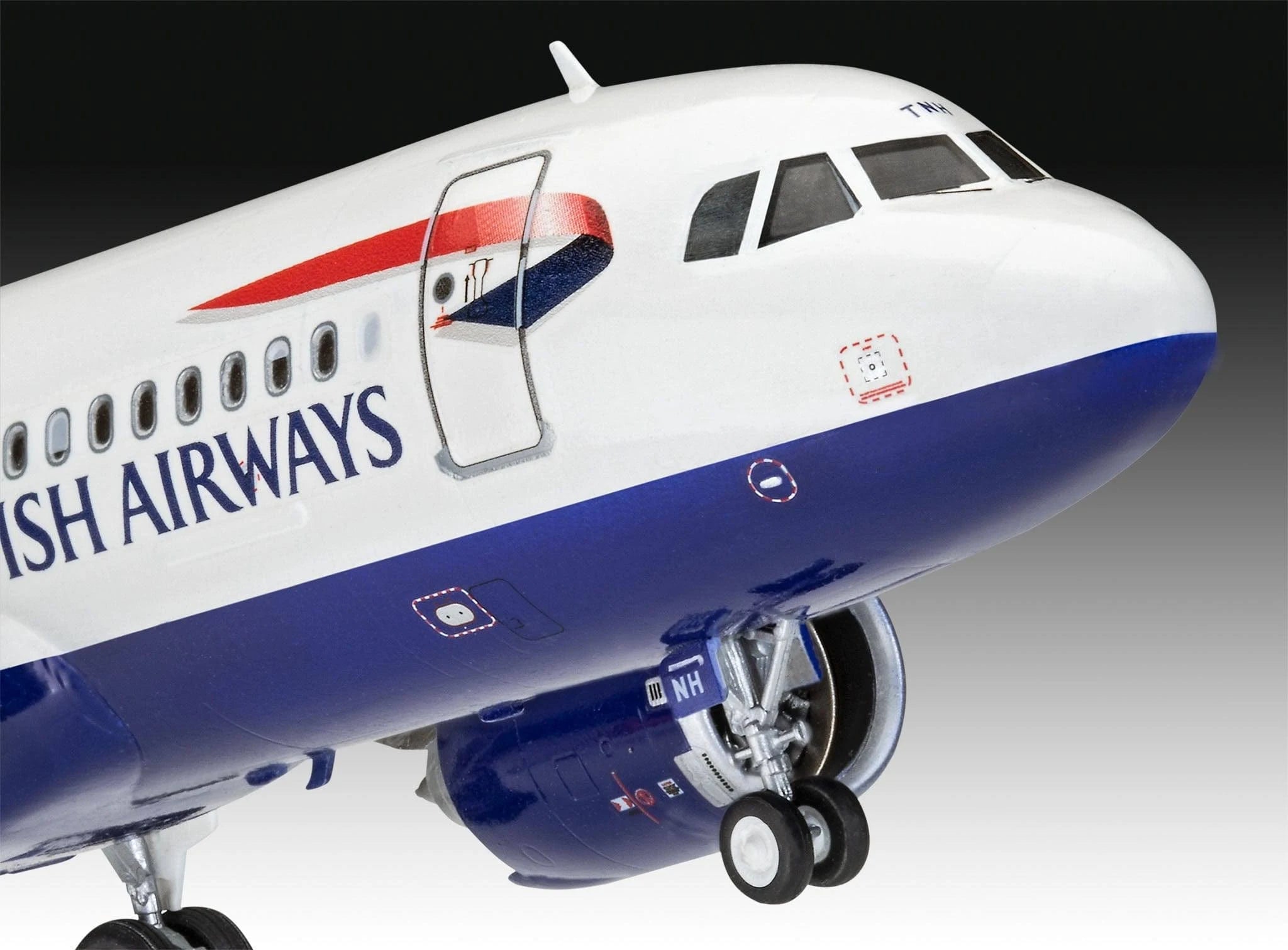 Revell 03840 1/144 Scale Airbus A320 Neo British Airways Model Kit - Techtonic Hobbies - Revell