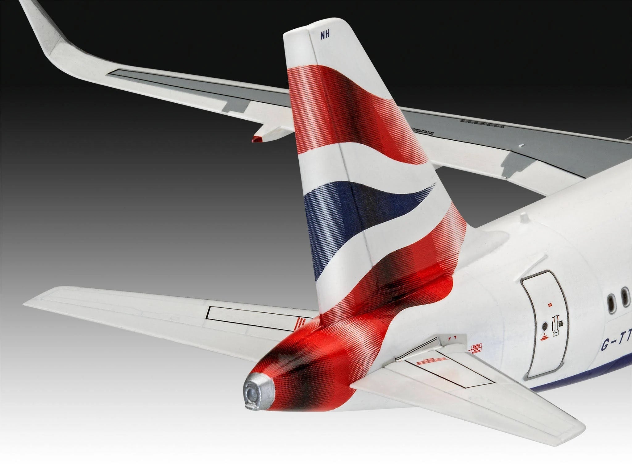 Revell 03840 1/144 Scale Airbus A320 Neo British Airways Model Kit - Techtonic Hobbies - Revell