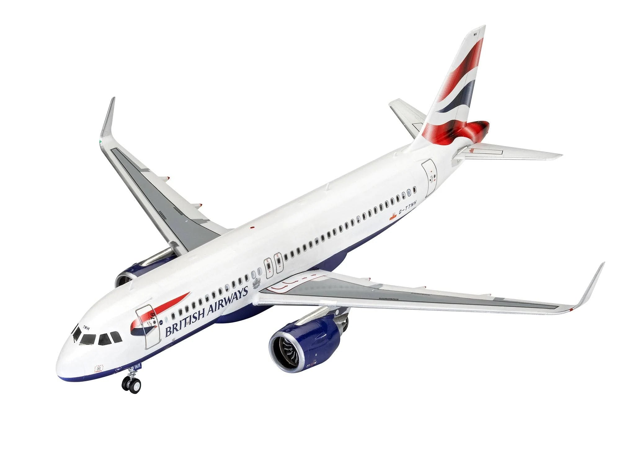 Revell 03840 1/144 Scale Airbus A320 Neo British Airways Model Kit - Techtonic Hobbies - Revell