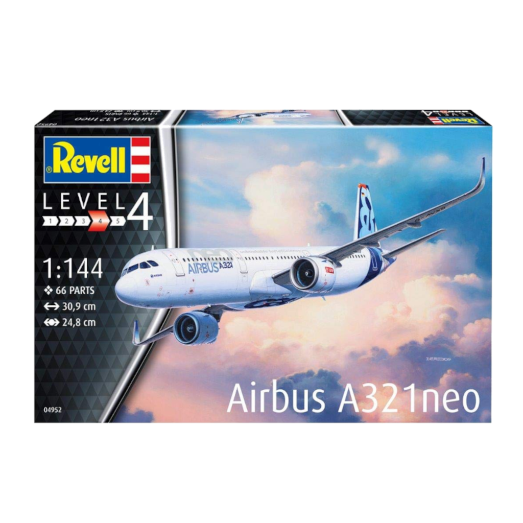 Revell 04952 1/144 Scale Airbus A321 Neo Model Kit - Techtonic Hobbies - Revell